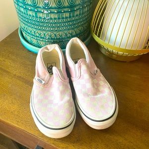 Pink/White vans